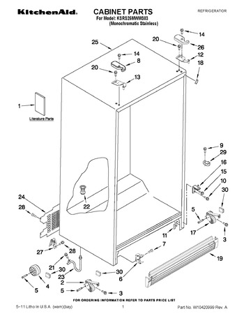 Diagram for KSRS25MWMS03