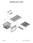 Diagram for 09 - Freezer Shelf Parts