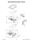 Diagram for 06 - Refrigerator Shelf Parts