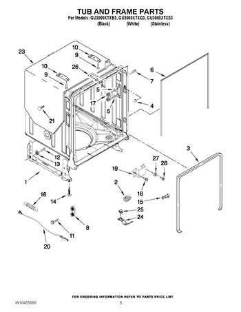 Diagram for GU3000XTXS3