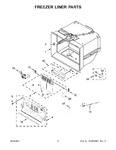 Diagram for 04 - Freezer Liner Parts