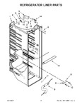 Diagram for 03 - Refrigerator Liner Parts