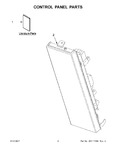 Diagram for 02 - Control Panel Parts