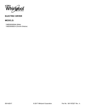 Diagram for YWED8500DW4