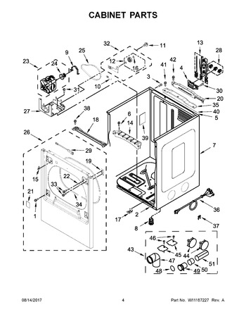 Diagram for YWED8500DW4