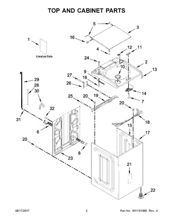 Diagram for ZAW47115GW0