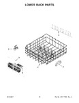 Diagram for 10 - Lower Rack Parts