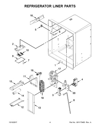 Diagram for WRF555SDFZ04