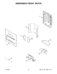 Diagram for 09 - Dispenser Front Parts