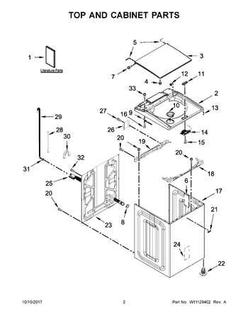 Diagram for WTW7000DW3