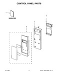 Diagram for 02 - Control Panel Parts