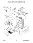 Diagram for 04 - Refrigerator Liner Parts