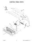 Diagram for 02 - Control Panel Parts