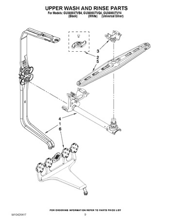 Diagram for GU3600XTVY4