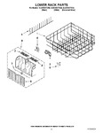 Diagram for 10 - Lower Rack Parts