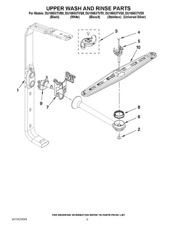 Diagram for DU1055XTVD8