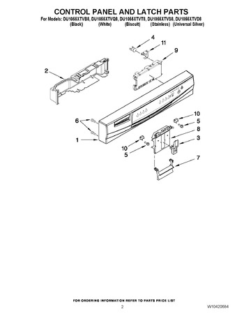 Diagram for DU1055XTVD8