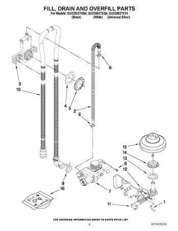 Diagram for GU3200XTXB4