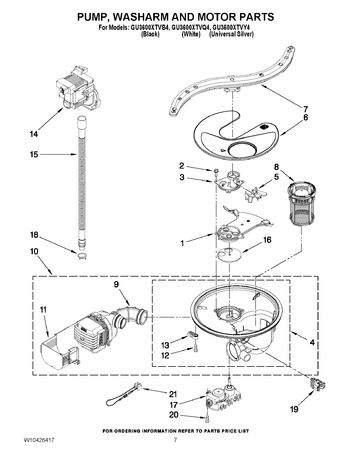 Diagram for GU3600XTVY4