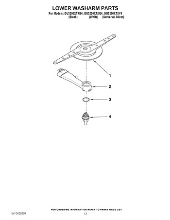 Diagram for GU3200XTXY4