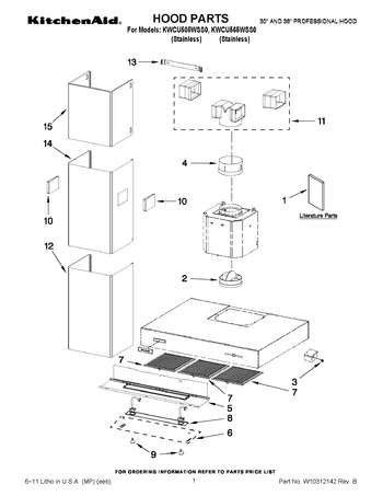 Diagram for KWCU565WSS0