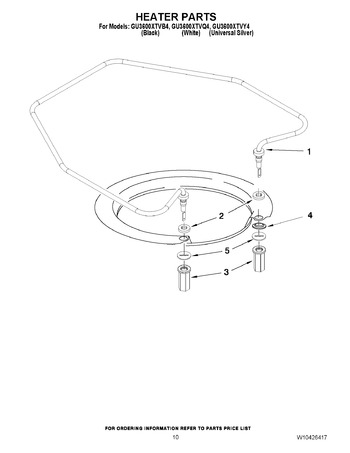 Diagram for GU3600XTVY4