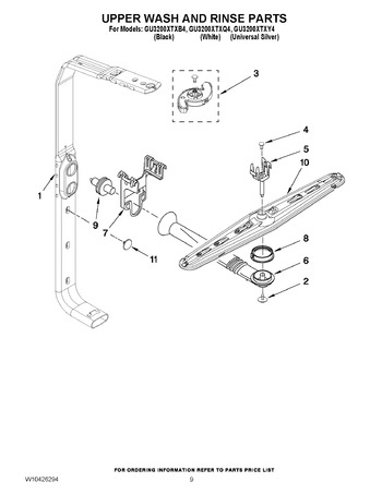 Diagram for GU3200XTXB4