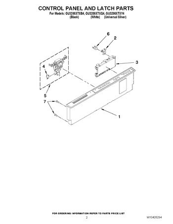 Diagram for GU3200XTXB4