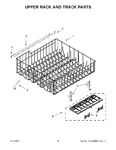 Diagram for 09 - Upper Rack And Track Parts