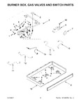 Diagram for 03 - Burner Box, Gas Valves And Switch Parts