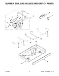 Diagram for 03 - Burner Box, Gas Valves And Switch Parts