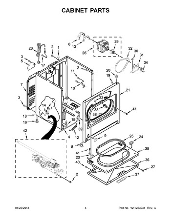 Diagram for WGD4850HW0