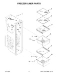 Diagram for 05 - Freezer Liner Parts