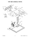 Diagram for 02 - Top And Console Parts