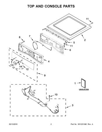 Diagram for WGD8540FW1