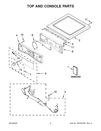 Diagram for WED8540FW2