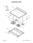 Diagram for 02 - Cooktop Parts