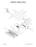 Diagram for 02 - Control Panel Parts