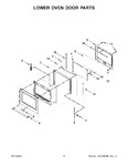 Diagram for 04 - Lower Oven Door Parts