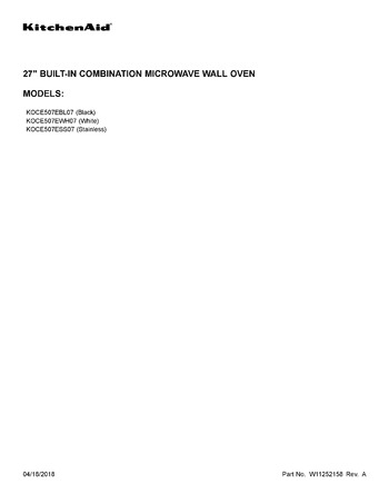 Diagram for KOCE507EWH07