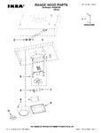 Diagram for 01 - Range Hood Parts