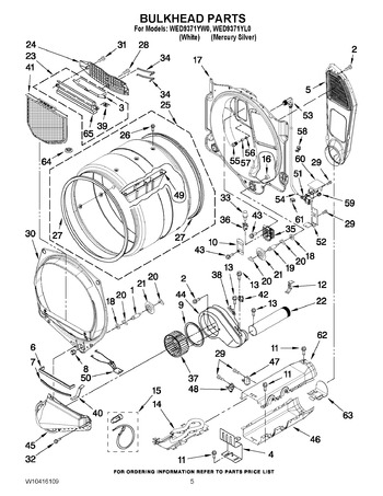 Diagram for WED9371YW0