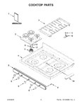 Diagram for 02 - Cooktop Parts