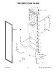 Diagram for 08 - Freezer Door Parts