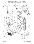 Diagram for 03 - Refrigerator Liner Parts