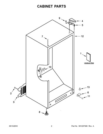 Diagram for WZF57R16FW04