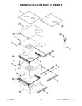 Diagram for 04 - Refrigerator Shelf Parts