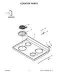 Diagram for 02 - Cooktop Parts