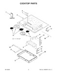 Diagram for 02 - Cooktop Parts