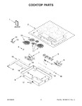 Diagram for 02 - Cooktop Parts